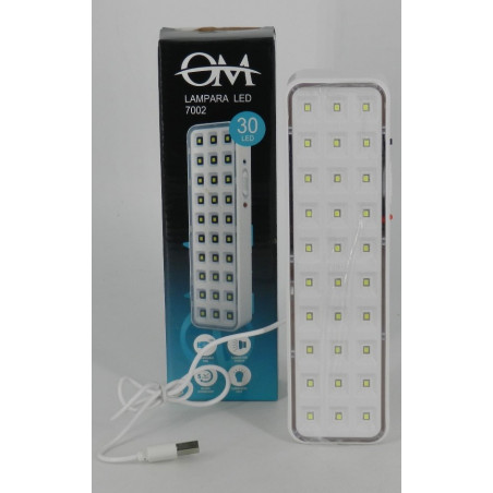 Luz de emergencia 30 leds