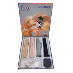 Smartwatch T20 Ultra 2 con 4 mallas intercambiables