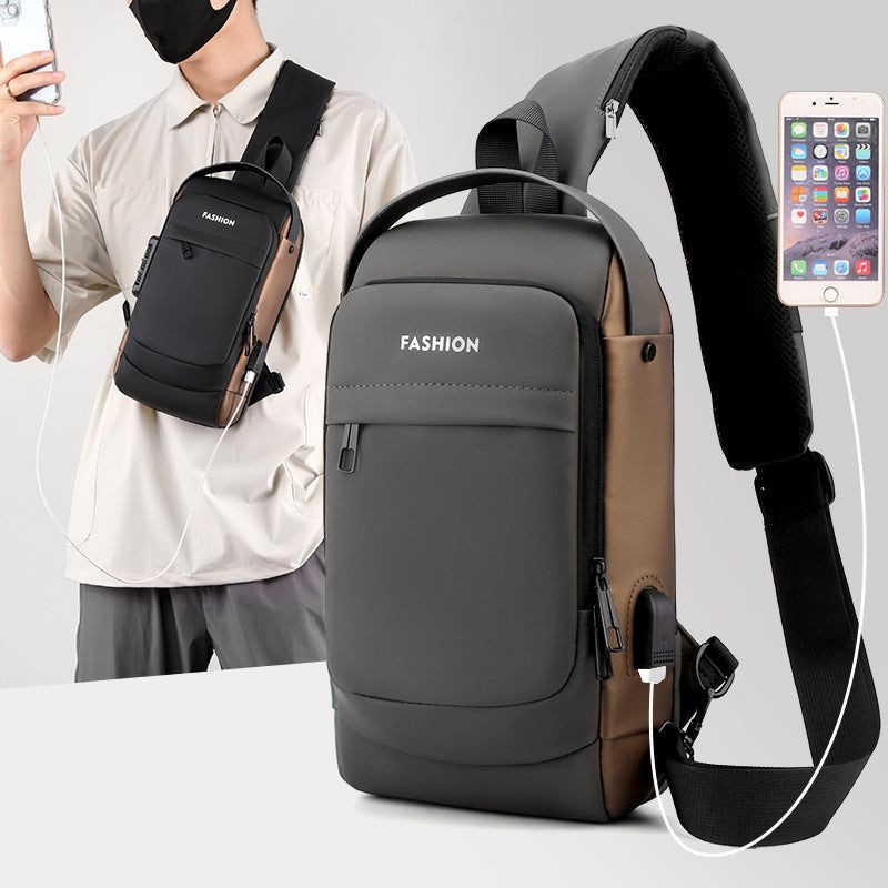 Bandolera cruzada con puerto usb